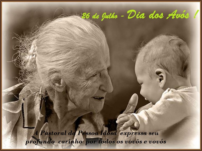 idosa e bebe